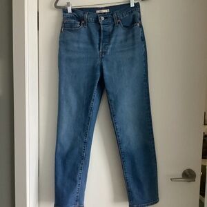 Levi's Wedgie High Rise Straight Jeans
